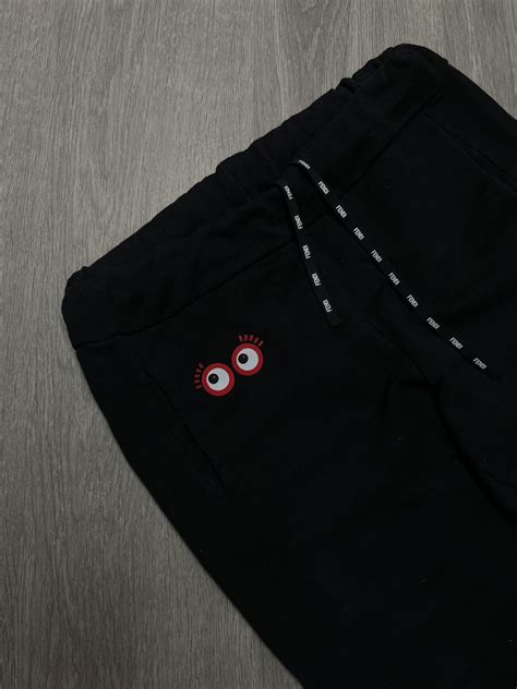 fendi sweatpants with eyes